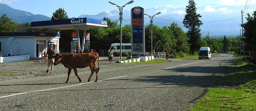 Kazbegitől Martviliig - Azaz közlekedés Georgiában